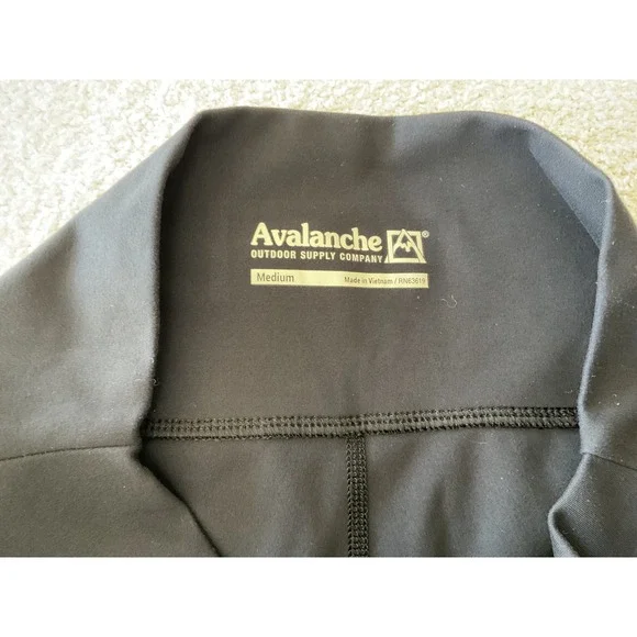 Avalanche Outdoor Supply Co Womens Cargo Leggings Black High Rise - Picture 9 of 11